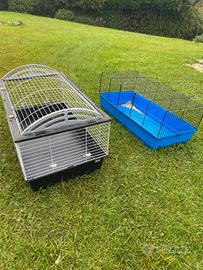 gabbie conigli, porcellini d'india ecc.