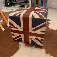 Pouf bandiera britannica inglese