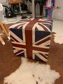 Pouf bandiera britannica inglese