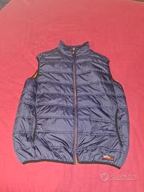 gilet blu mezza stagione