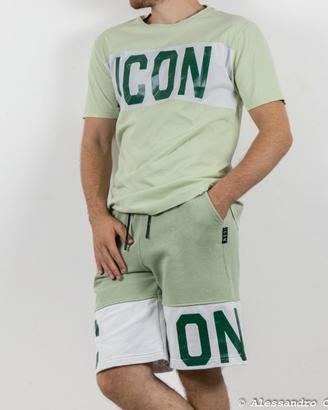 Completo Tuta Uomo ICON Verde Salvia Made in Italy