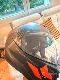 Casco Scorpion EXO Air nero/rosso L 60 cm