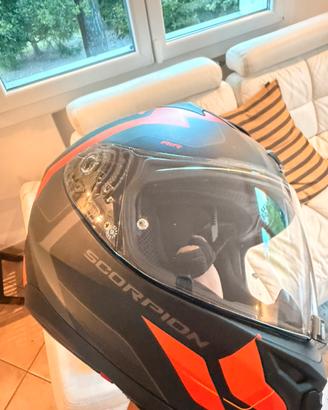 Casco Scorpion EXO Air nero/rosso L 60 cm