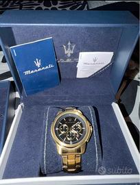 Orologio e bracciale maserati