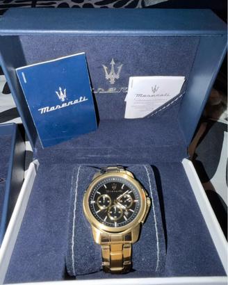 Orologio e bracciale maserati
