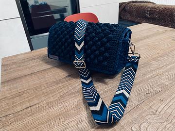 Borsa uncinetto punto Bubble