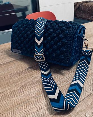 Borsa uncinetto punto Bubble