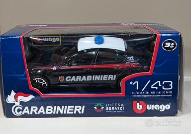 Auto Carabinieri Alfa Romeo Giulia Burago 