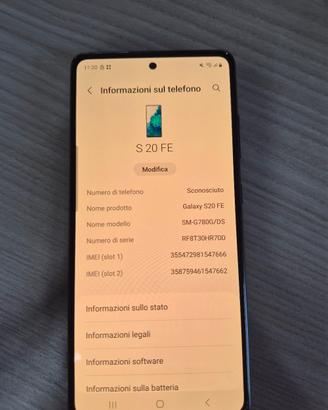 Samsung S20 Fe