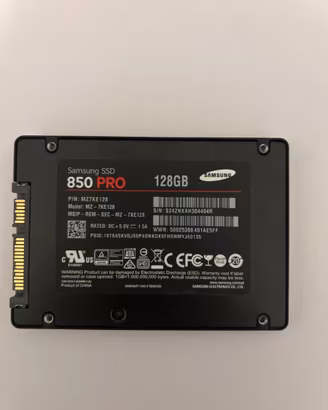 Samsung SSD 850 PRO 128 GB