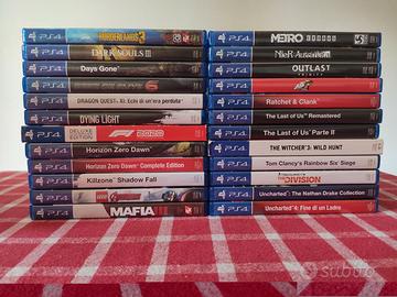 Lotto 21 giochi PS4 (in lotto e anche singoli)