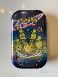 Mini Tin Pokémon di Destino di Paldea sigillata