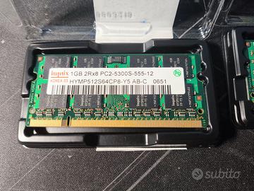 RAM 2GB 2Rx8 PC2-5300S-555-12 (2x1Gb)