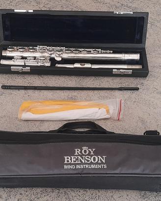Flauto traverso Roy Benson FL-402E + leggio