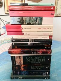 Libri fantasy, storici, narrativa