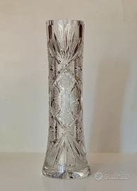 Vaso in cristallo di Boemia