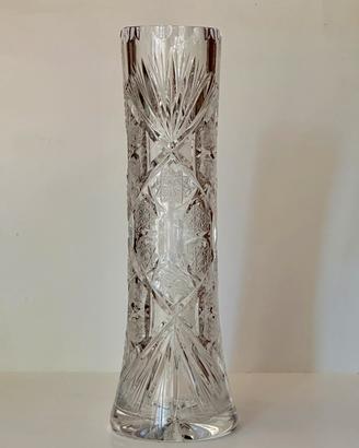 Vaso in cristallo di Boemia