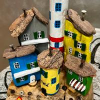Soprammobile villaggio driftwood