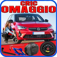 Ruotino Di Scorta 4Fori Da 16 Opel Corsa F Con Kit