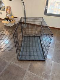 Gabbia pieghevole per cani