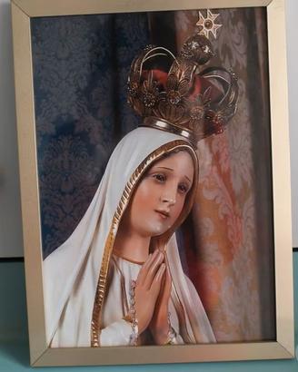 VINTAGE: stampa raffigurante Madonna di Fátima