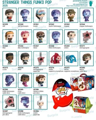 FUNKO POP STRANGER THINGS KINDER JOY