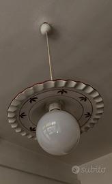 3 lampadari rustici in ceramica