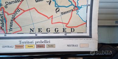 CARTA GEOGRAFICA EUROPA PRE POST GUERRA