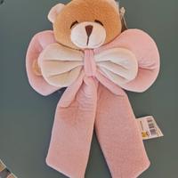 PELUCHE FIOCCO NASCITA ROSA