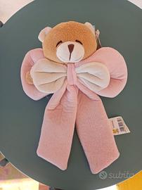 PELUCHE FIOCCO NASCITA ROSA