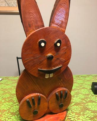 Coniglio in legno