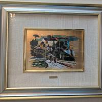 Serigrafia su foglia d'oro di P. Esposito