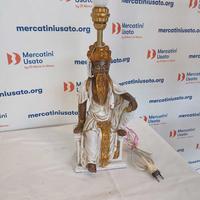 Statua orientale Ugo Zaccagnini elettrificata