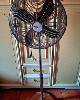 Ventilatore a piantana  Kooper in acciaio 