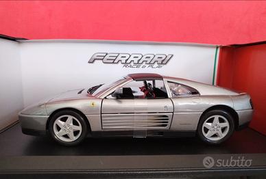 FERRARI 348 TS GRIGIA BBURAGO 1:18 