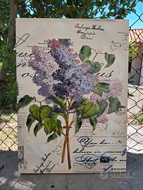 Quadri in tela stile shabby