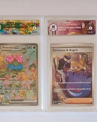 Carte Pokémon gradate.