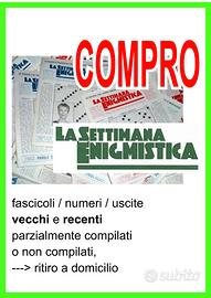 LA SETTIMANA ENIGMISTICA, numeri vecchi e recenti.
