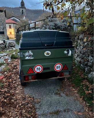 Carrello trasporto cani