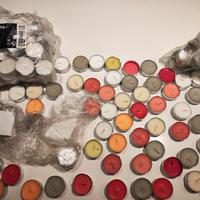 un centinaio di candeline piccole