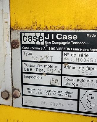 terna case 580 Ks Excelsior 