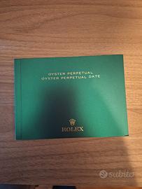Libretto Rolex Oyster Perpetual date