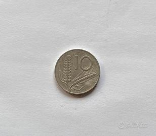 Moneta 10 LIRE “spiga” anno 1954