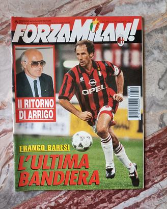 Rivista Forza Milan 1996 Franco Baresi 