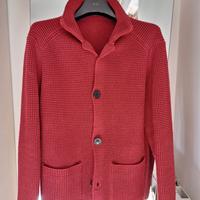 Cardigan rosso taglia L