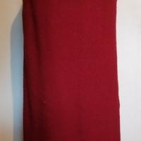 Gonna Missoni rossa in lana cotta