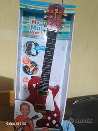 chitarra  elettrica per bambini con suoni rock