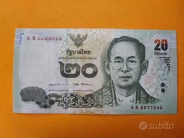 Banconota 20 Bath Thailandia del 2017 Fds 
