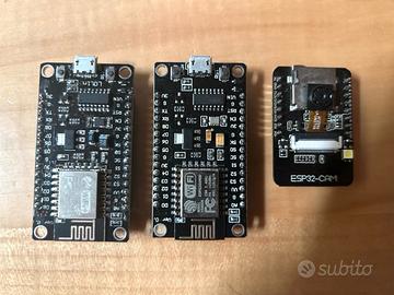 2 esp8266 e esp32 cam