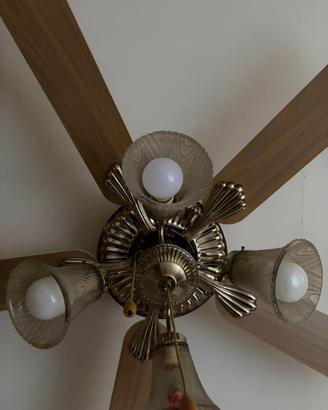 VENTILATORE DA SOFFITTO CON  LUCE
